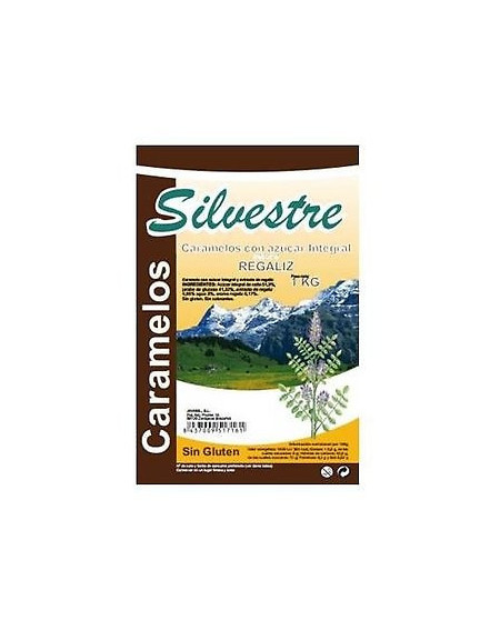 Caramelo Regaliz Integral Sin Gluten Silvestre 150g