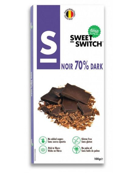 Chocolate Negro 70% Sin Gluten Sweet Switch 100g