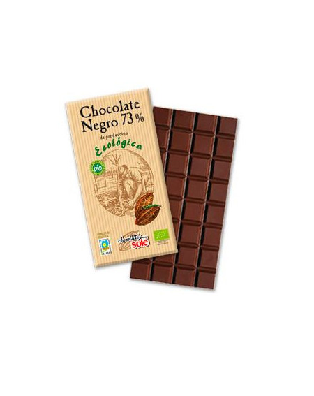 Chocolate Negro 73% Eco Sin Gluten Sole 100g