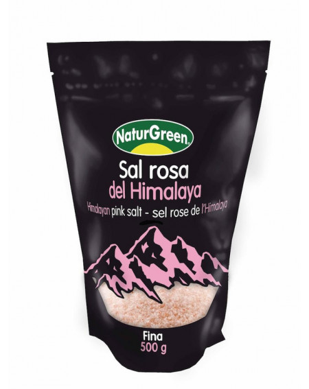 Sal Himalaya Cristalina Rosa Sin Gluten Prasi 500gr
