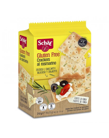 Crackers Rosmarino Sin Gluten Dr. Schar 210gr