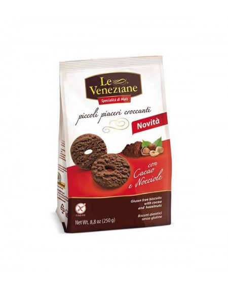 Galletas Cacao Y Avellanas Le Veneziane 250gr
