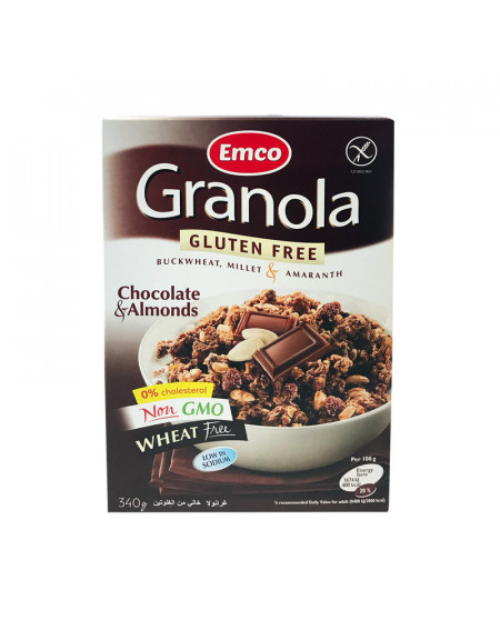 Granola Muesli Chocolate Almen Sin Gluten Emco 340gr
