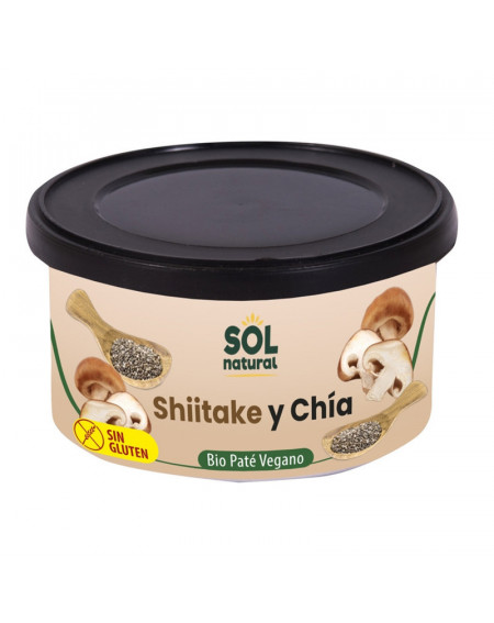 Pate Shiitake Chía Bio Sin Gluten SolNatural 125gr