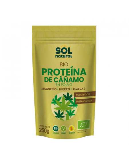 Proteina Bio Sin Gluten Vegan SolNatural 250gr
