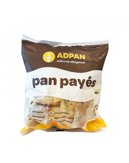 Pan Payes Sin Gluten Adpan 450gr